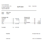 contoh slip gaji