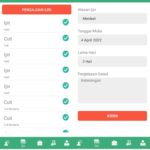Form pengajuan cuti online dari aplikasi