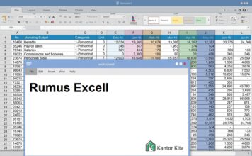 Rumus Excell Yang Digunakan Di Dunia Kerja Beserta Contohnya