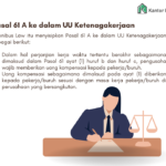 Pasal 61 A ke dalam UU Ketenagakerjaan