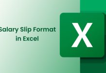 Contoh Slip Gaji Excel Template Otomatis Rumus Lengkap Terkini