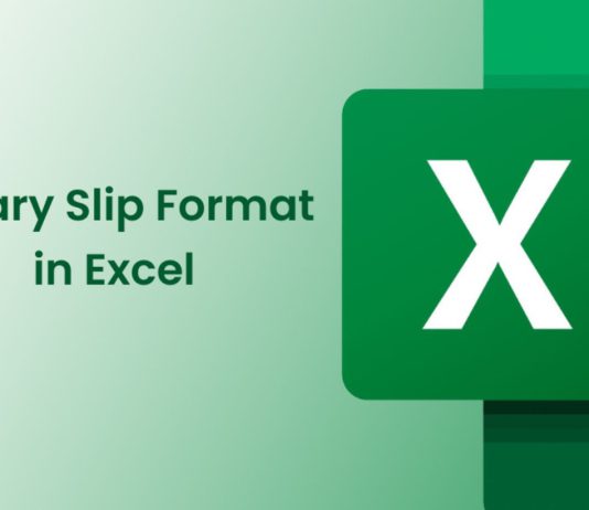 Contoh Slip Gaji Excel Template Otomatis Rumus Lengkap Terkini