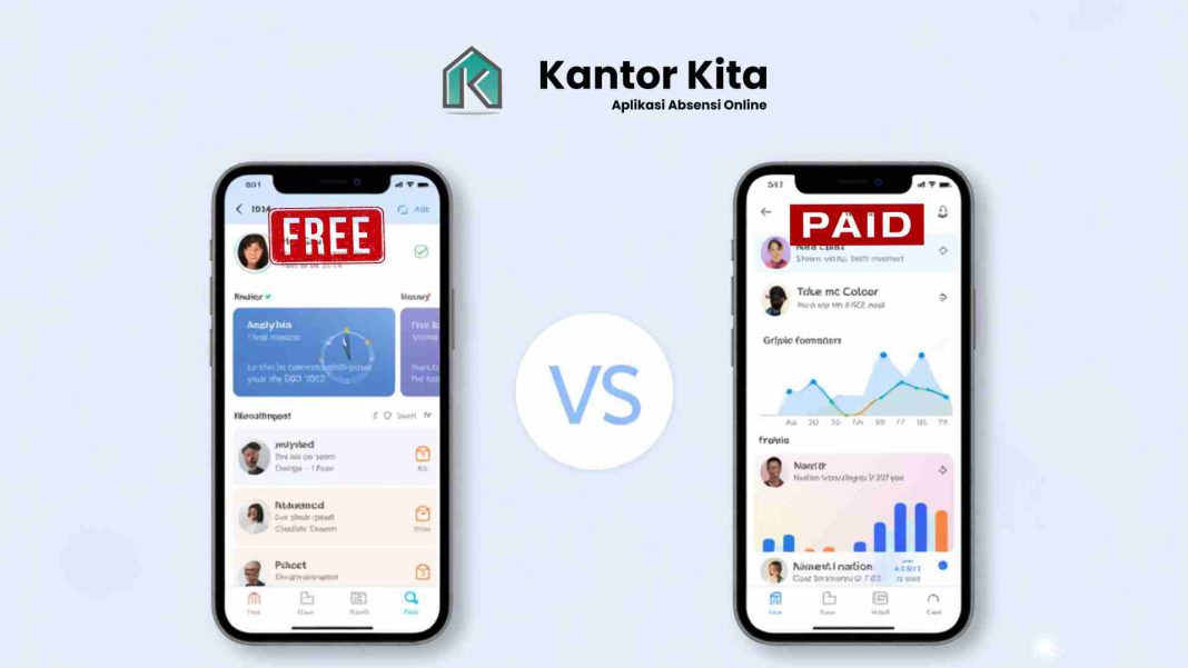 Aplikasi Absensi Online Gratis vs Berbayar