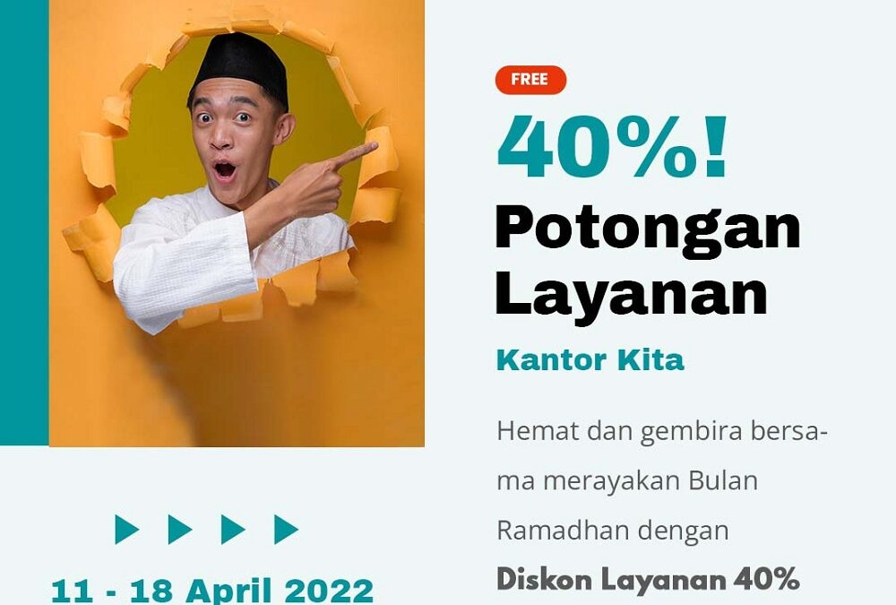 Diskon Layanan 40% Spesial Ramadhan