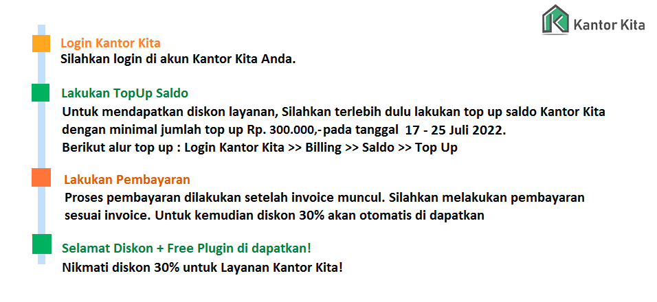 Alur Promo Absensi Online Kantor Kita