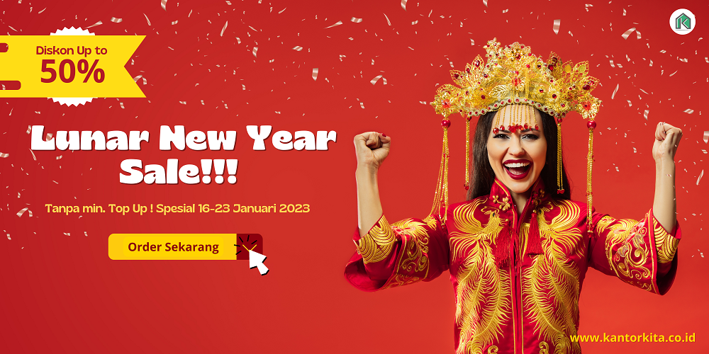Lunar New Year Sale! Promo Spesial Diskon 50%