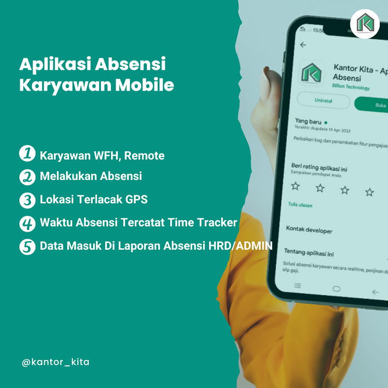 Aplikasi Absensi Karyawan Mobile 