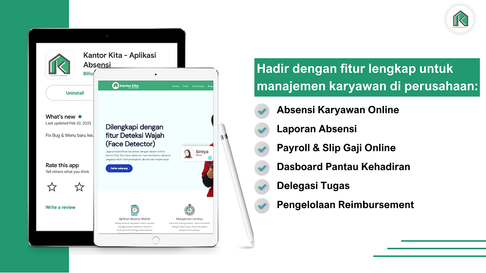 Fitur Aplikasi Kantor Kita
