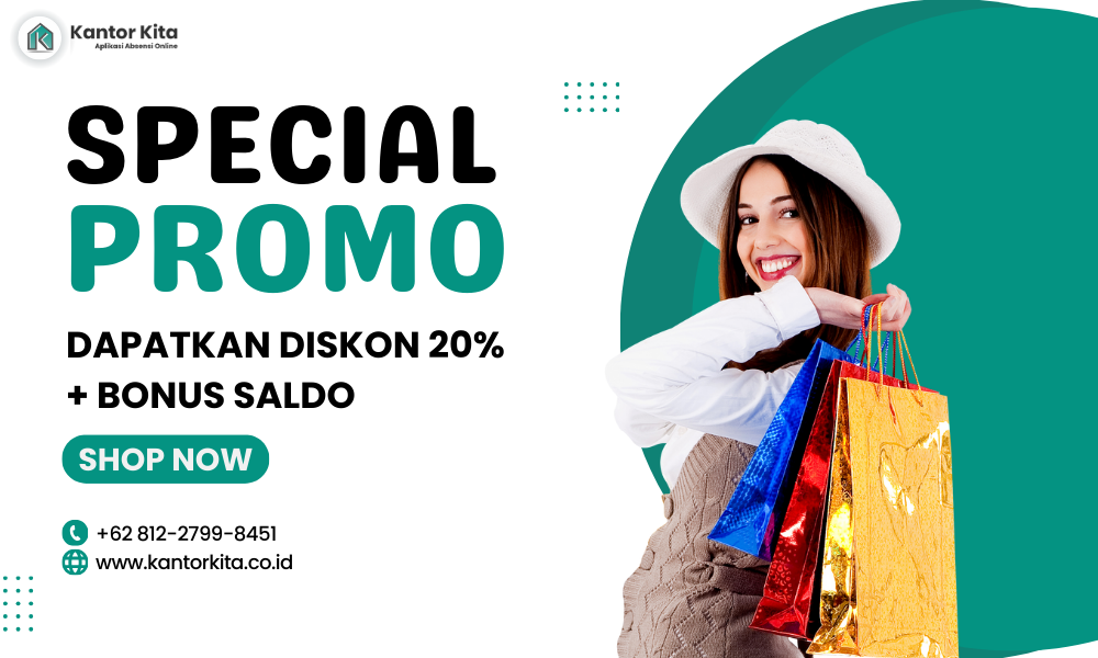 Promo Berlangganan Absensi Online Kantor Kita