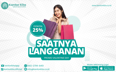 Rayakan Valentine dengan Diskon 25% dari Kantor Kita!