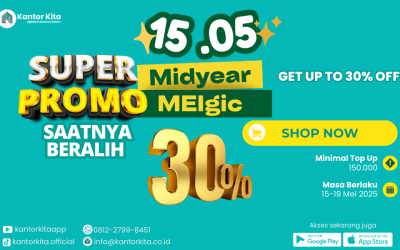 Mid Year MEIgic dari Kantor Kita: Diskon 30% untuk Top Up Mulai dari 150 Ribu
