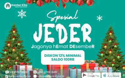 JEDER: Jagonya hEmat DEsembeR – Diskon 12%!