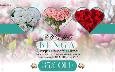 Promo BUNGA: Banjir UNtung tiGA lima – Diskon 35%!